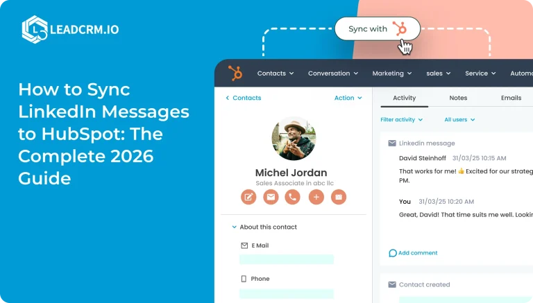 How to Sync LinkedIn Messages to HubSpot_ The Complete 2026 Guide