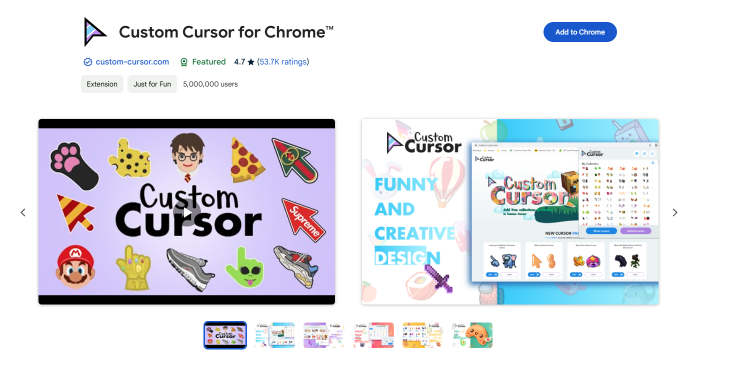 Custom Cursor For Chrome