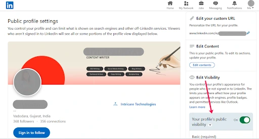 Edit Visibility