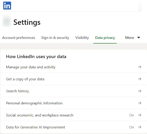 Controlling Data Collection and Use