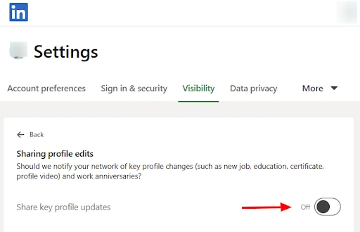 Manage Profile Activity Broadcasts