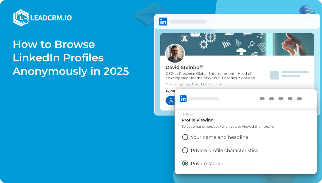 Browse LinkedIn Profiles Anonymously