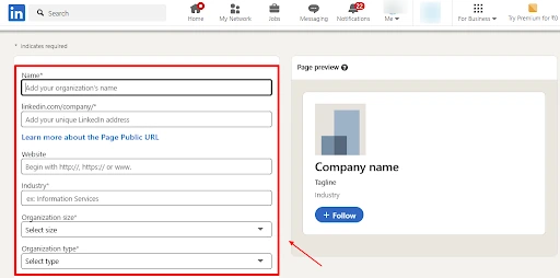 Step 4- Fill in Your Company Details