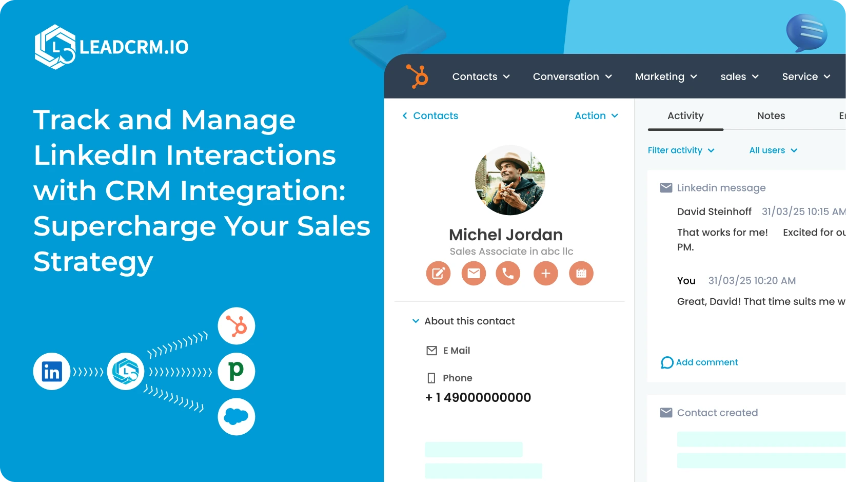 Track and Manage LinkedIn Interactions with CRM Integration_ Supercharge Your Sales Strategy