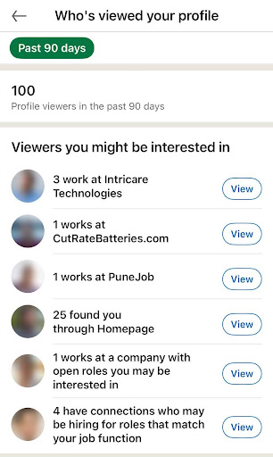 Profile Analytics