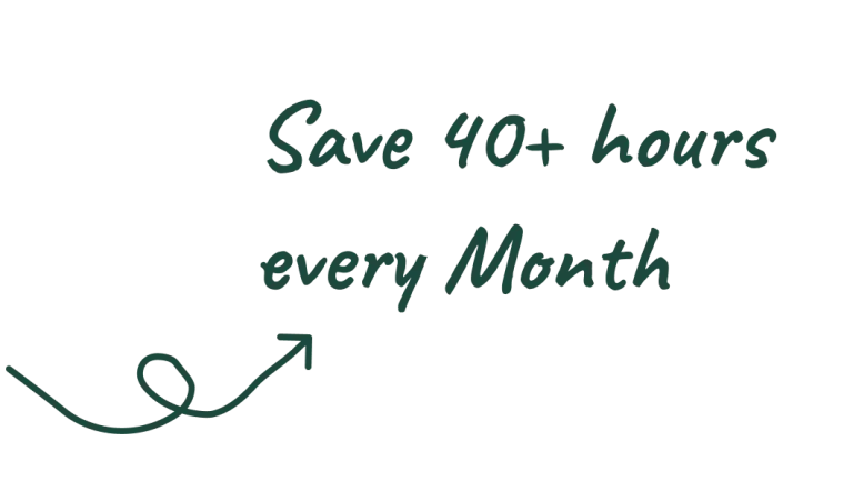 Save 40+ hours every Month