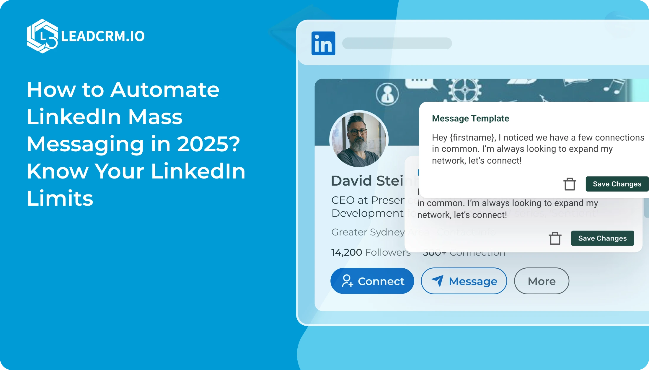 Automate LinkedIn Mass Messaging