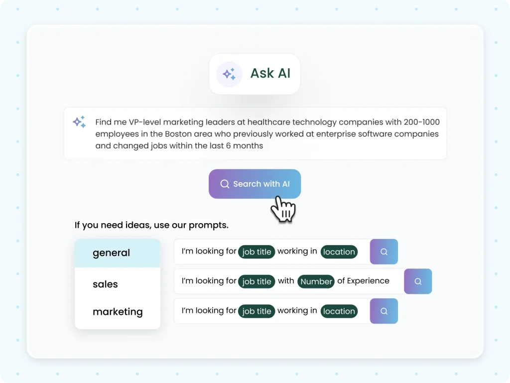 AI leadserch