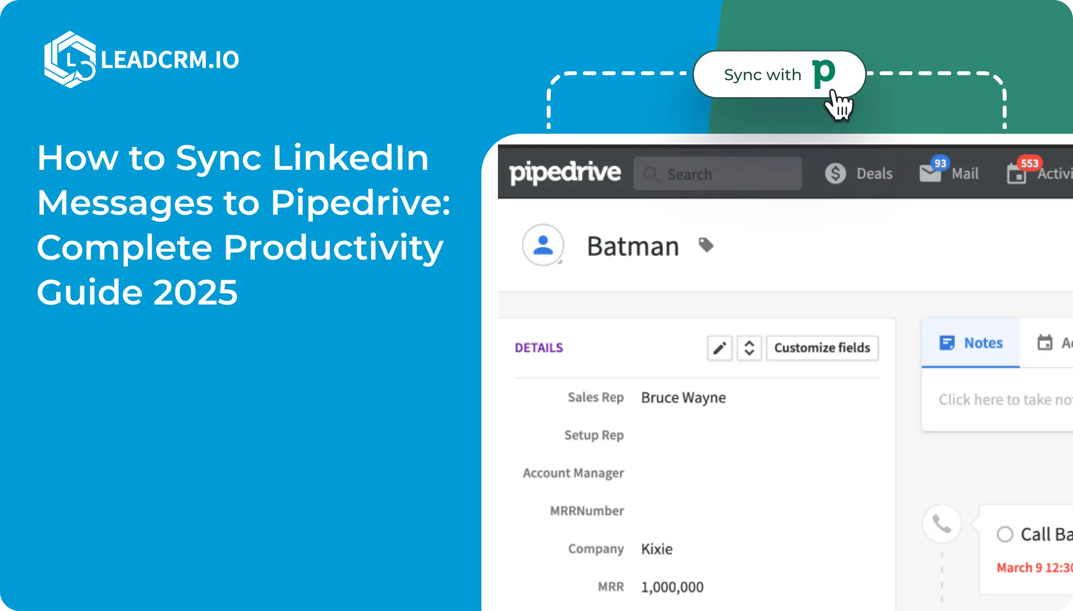 How to Sync LinkedIn Messages to Pipedrive_ Complete Productivity Guide 2025 1