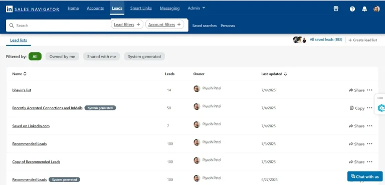 Sync LinkedIn Messages to Zoho CRM