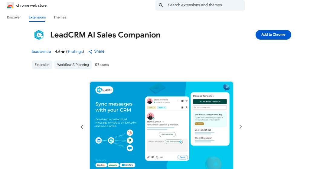 LeadCRM Extension