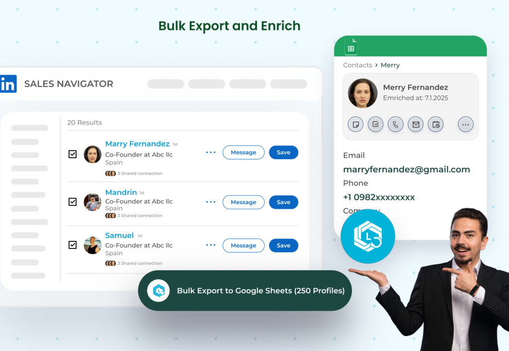 Google Sheet Sales Nav Export
